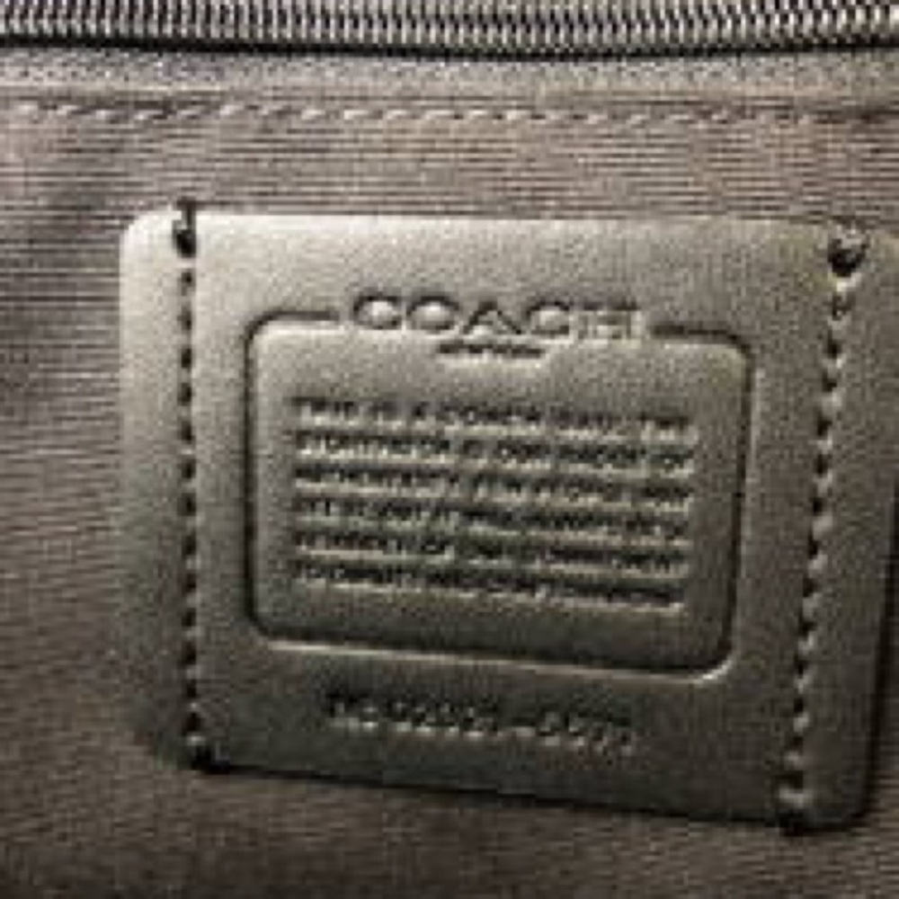 Coach Court Backpack Black Brown Signature Canvas 5671 - Picture 14 of 15